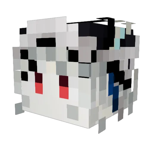 Taliozo Minecraft avatar head, 3D render