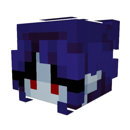 Talisi Minecraft avatar head, 3D render