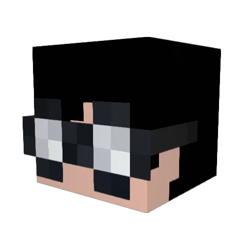 Talisman2050 Minecraft avatar head, 3D render