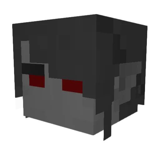 Talizoe Minecraft avatar head, 3D render