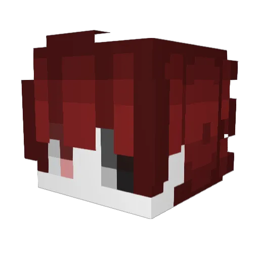 Talk Minecraft avatar head, 3D render