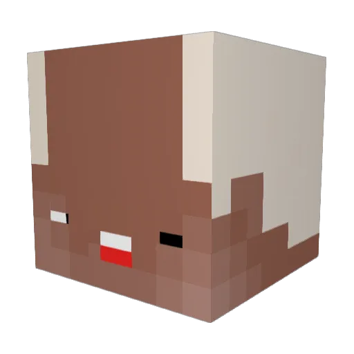 Talking_Ben09 Minecraft avatar head, 3D render
