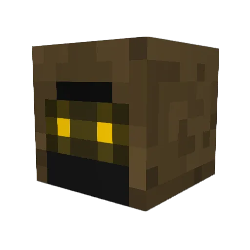 Talkitiki Minecraft avatar head, 3D render