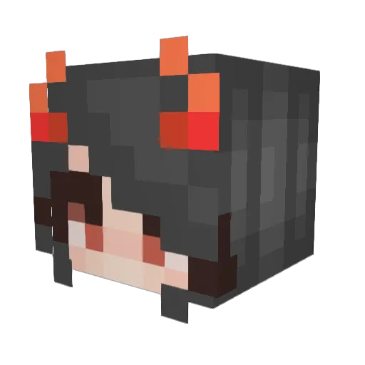 TalkyArcher9010 Minecraft avatar head, 3D render