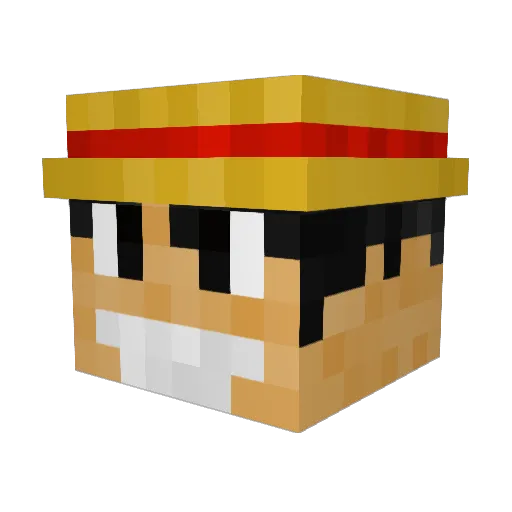 Tallbuddyj Minecraft avatar head, 3D render