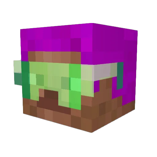 Tallefjanten Minecraft avatar head, 3D render
