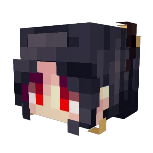 TallestBark7316 Minecraft avatar head, 3D render