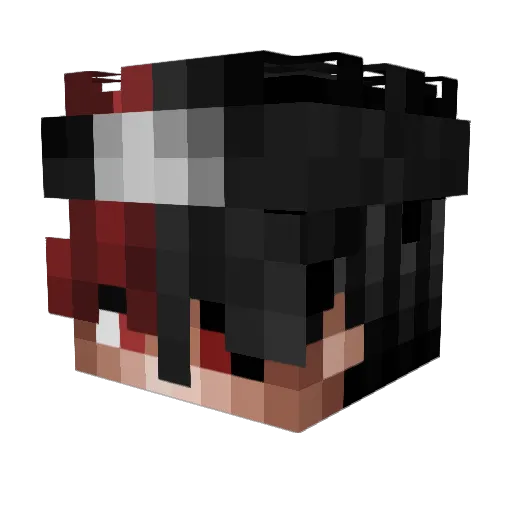 Tallicious Minecraft avatar head, 3D render