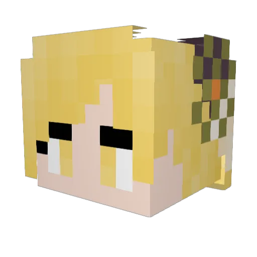 Tallman567 Minecraft avatar head, 3D render