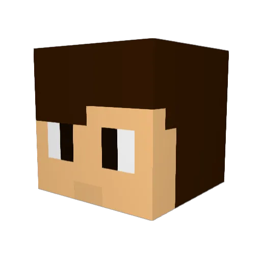 Tallowysugar4 Minecraft avatar head, 3D render