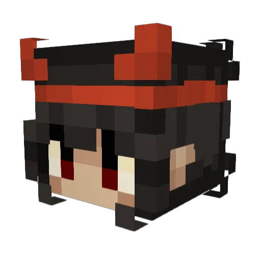 Tallyhallics Minecraft avatar head, 3D render