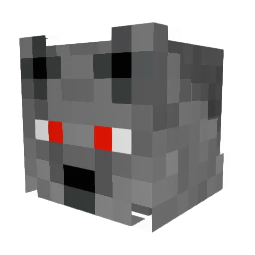 Talnubis Minecraft avatar head, 3D render