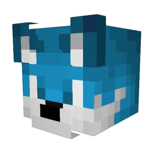 Talon125 Minecraft avatar head, 3D render