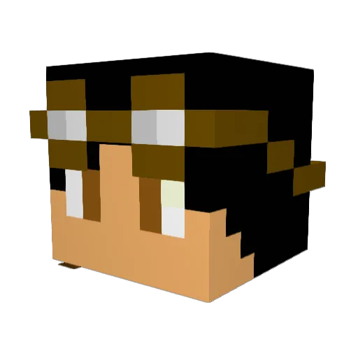 Talon9208 Minecraft avatar head, 3D render