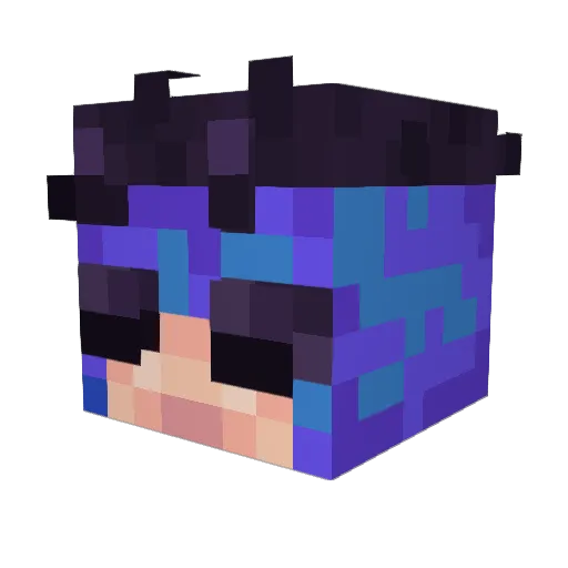 TalonRK Minecraft avatar head, 3D render