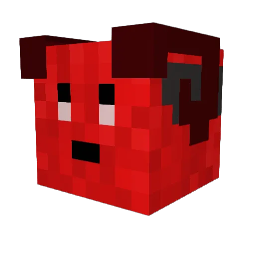 TalonShaw Minecraft avatar head, 3D render