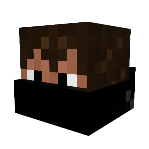TalonStruck Minecraft avatar head, 3D render