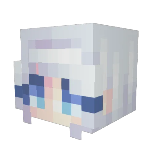 TalonZulkabi Minecraft avatar head, 3D render