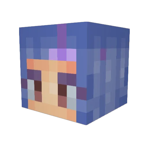 Talonmies26 Minecraft avatar head, 3D render