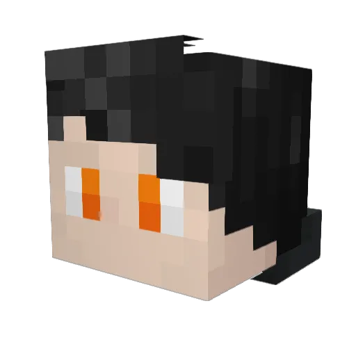 Talor1n Minecraft avatar head, 3D render