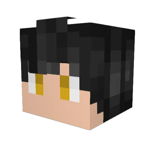 Talorg Minecraft avatar head, 3D render