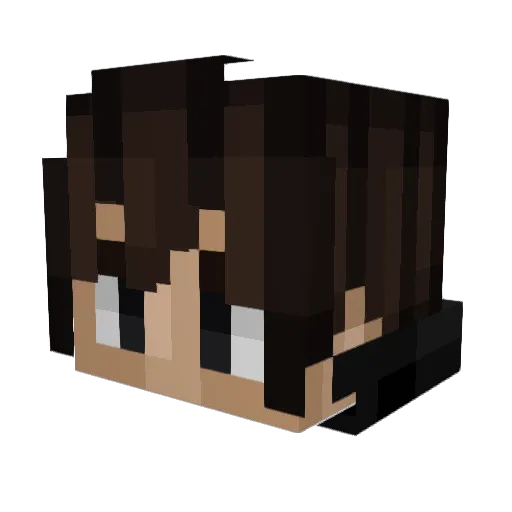 Talos548 Minecraft avatar head, 3D render