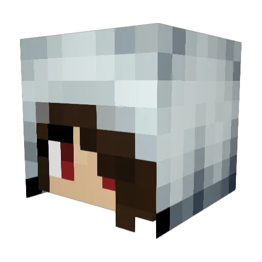 Talulah230 Minecraft avatar head, 3D render