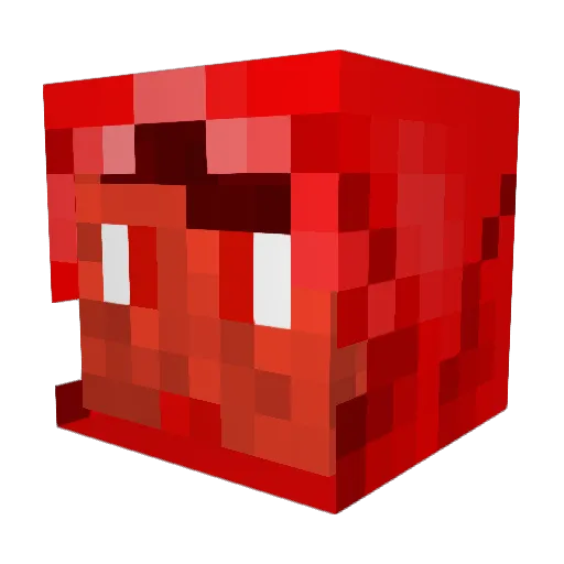 Talvashor Minecraft avatar head, 3D render