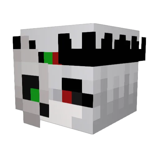 Talvin4 Minecraft avatar head, 3D render