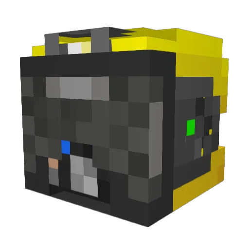Talynator Minecraft avatar head, 3D render