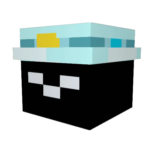 Tamago2408 Minecraft avatar head, 3D render