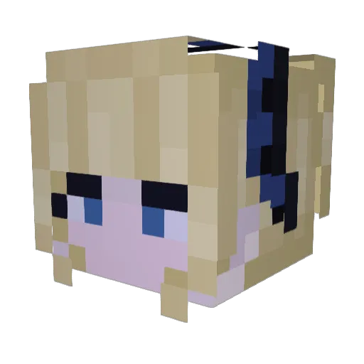 Tamahkarv Minecraft avatar head, 3D render