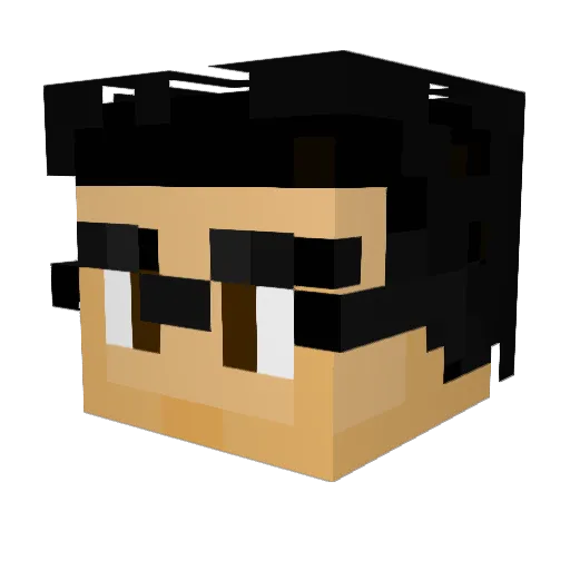 TamaleraLover Minecraft avatar head, 3D render