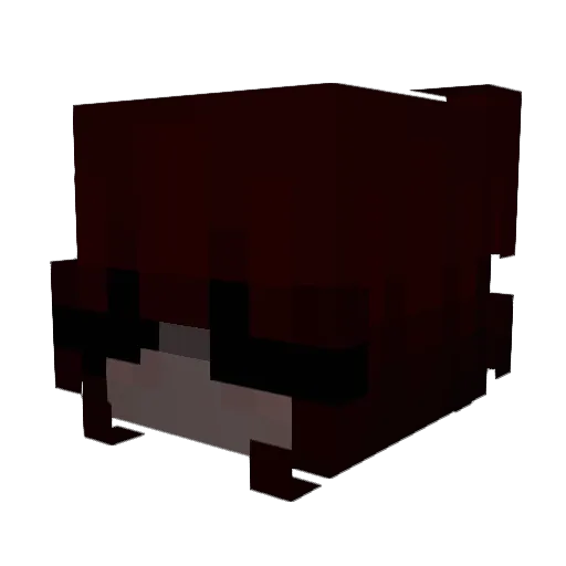 Tamar_a Minecraft avatar head, 3D render