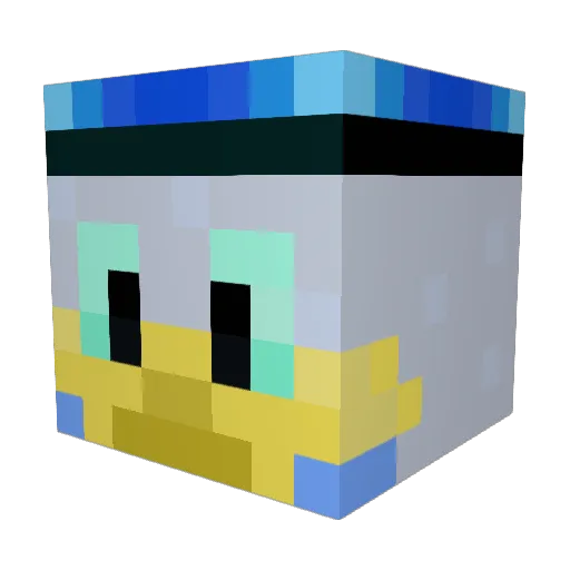TamariiLOL Minecraft avatar head, 3D render