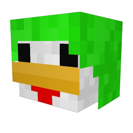 Tamas1337 Minecraft avatar head, 3D render
