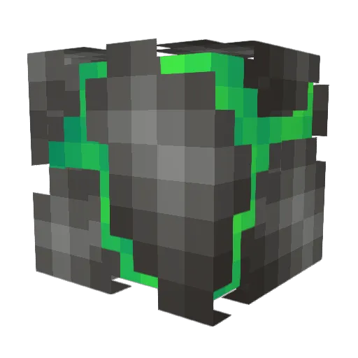 Tame01 Minecraft avatar head, 3D render
