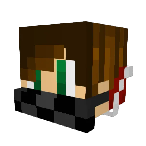 Tamerleyn Minecraft avatar head, 3D render