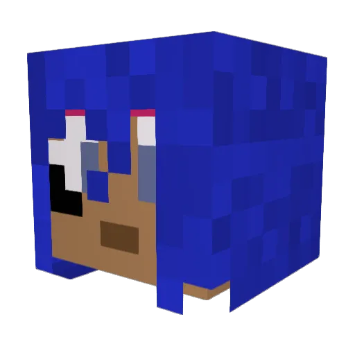 Tami_Robi Minecraft avatar head, 3D render
