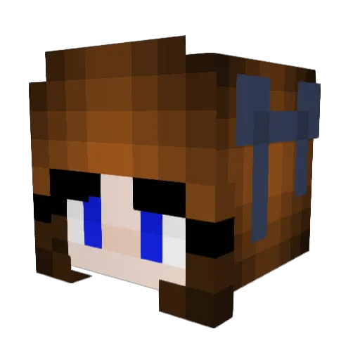 Tamigirl2 Minecraft avatar head, 3D render