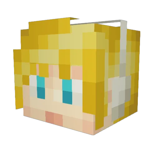 TamiroXD Minecraft avatar head, 3D render
