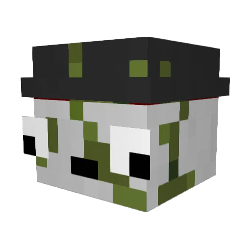 Tamkish Minecraft avatar head, 3D render