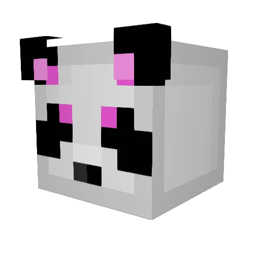 Tammko Minecraft avatar head, 3D render