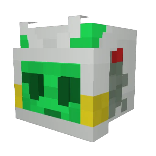 Tammynevergo Minecraft avatar head, 3D render