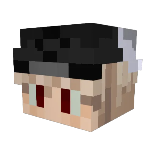 Tammyxoxo Minecraft avatar head, 3D render