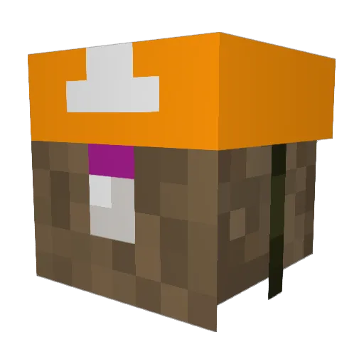 Tamour_Ibrahim Minecraft avatar head, 3D render