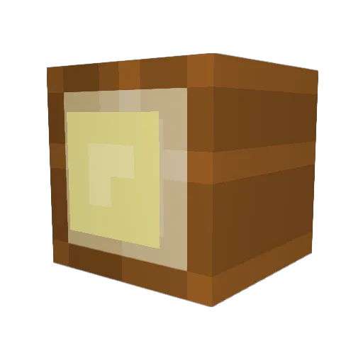 TanPostado Minecraft avatar head, 3D render