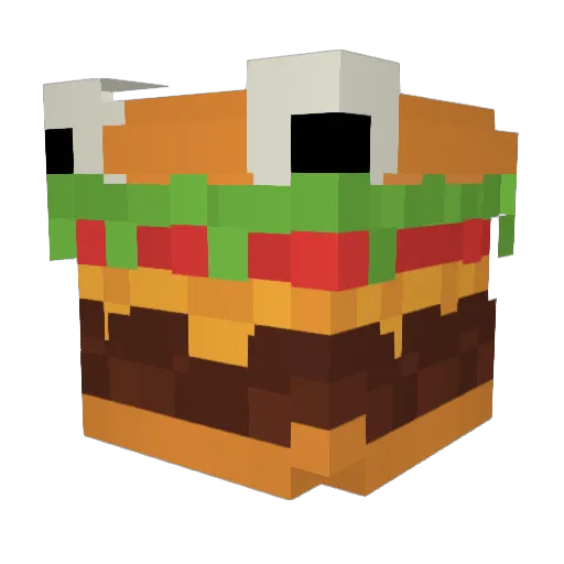 TanTheBurito Minecraft avatar head, 3D render