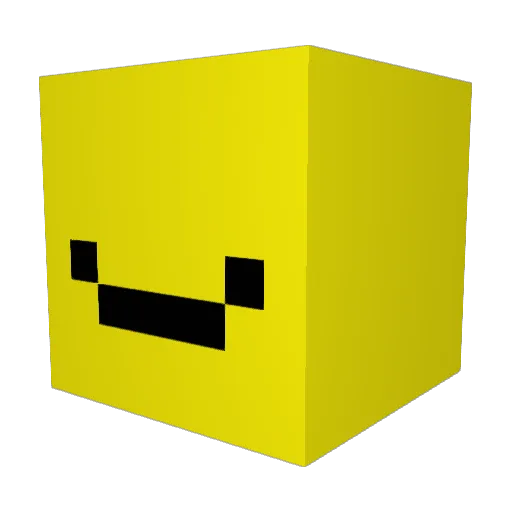 Tanathros Minecraft avatar head, 3D render