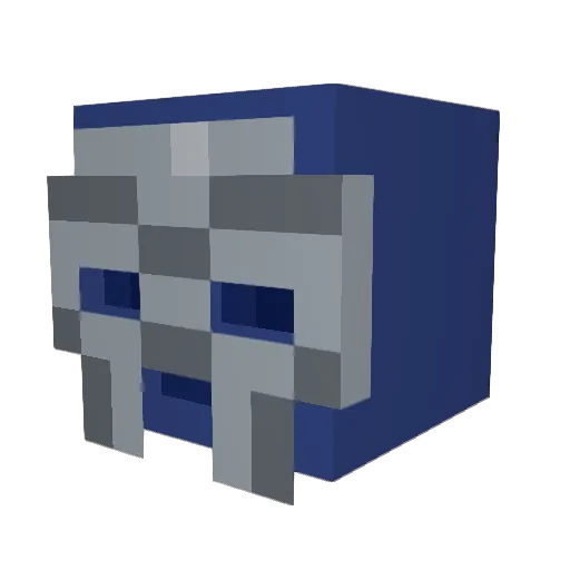 Tancar_ Minecraft avatar head, 3D render